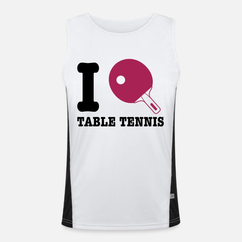 table tennis Men's Functional Contrast Tank Top 