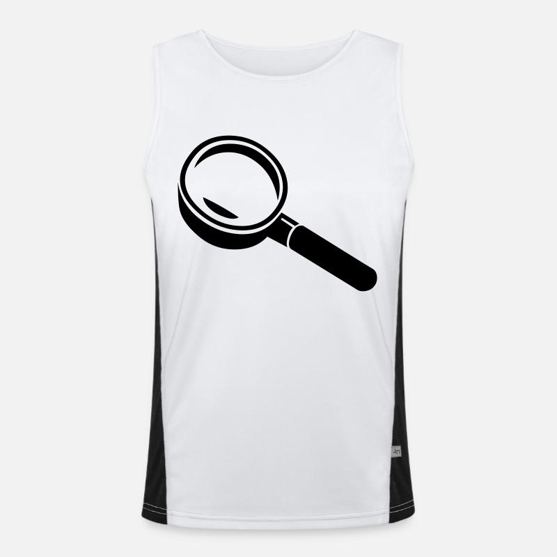 lupe_01 Funktionelles Kontrast-Tank Top für Männer 