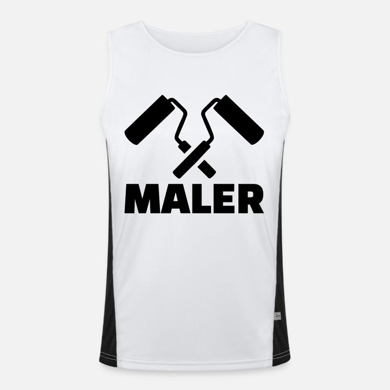 Maler Funktionelles Kontrast-Tank Top für Männer 