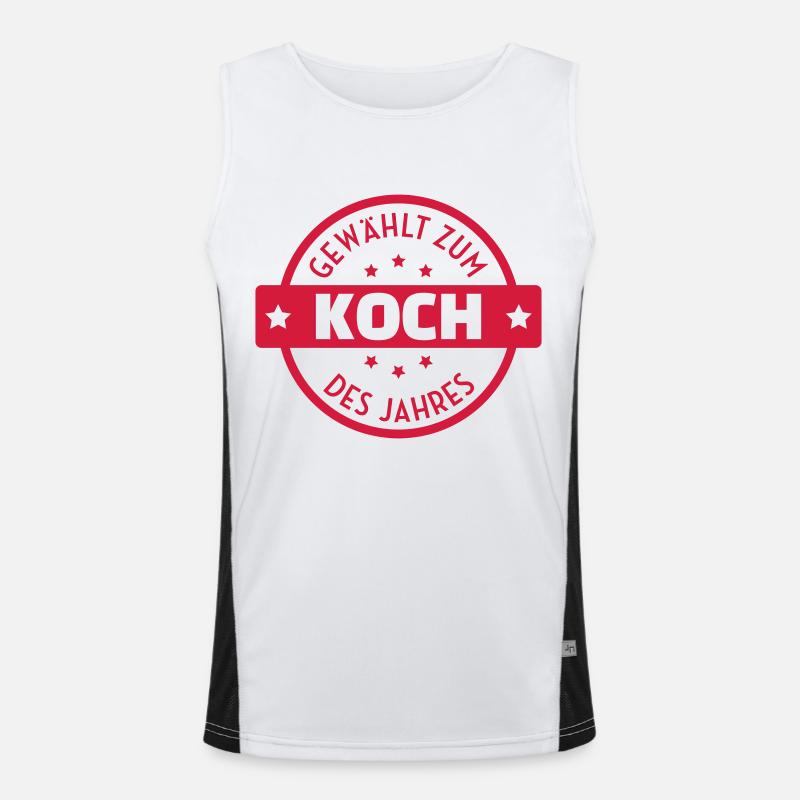 Koch / Kochen / Cooking / Chef Funktionelles Kontrast-Tank Top für Männer 