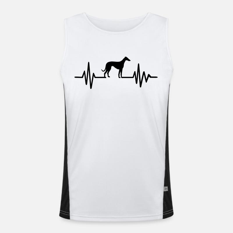 Whippet Funktionelles Kontrast-Tank Top für Männer 