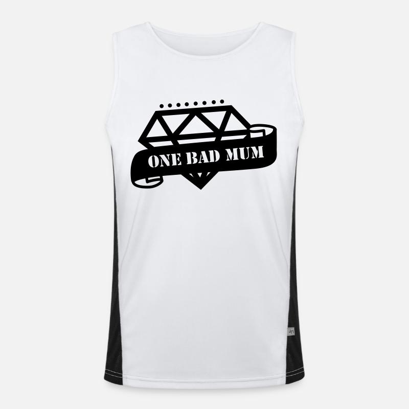 muttertag Funktionelles Kontrast-Tank Top für Männer 