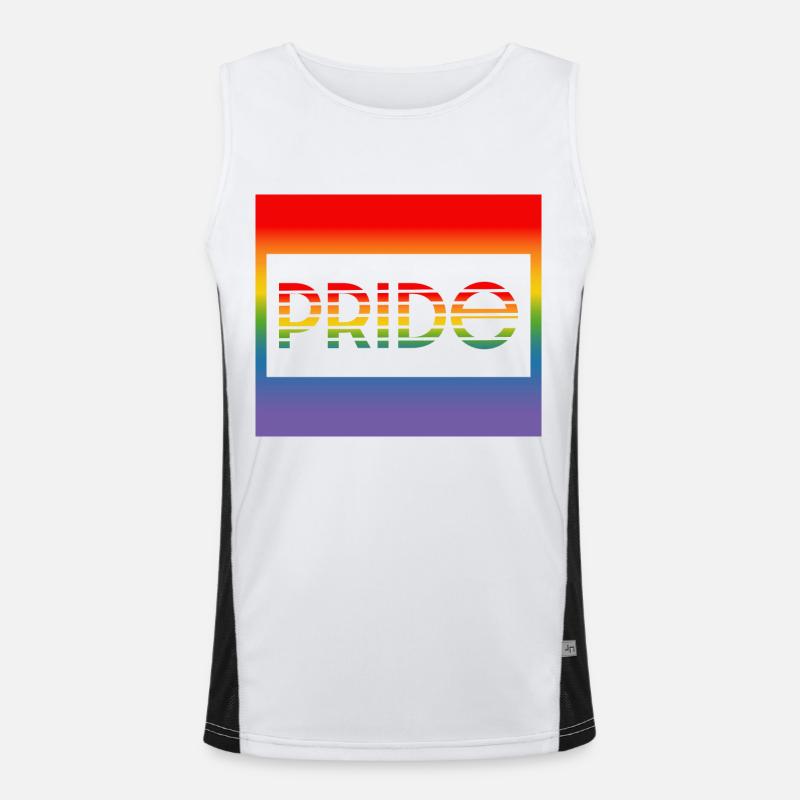 Pride frame Men's Functional Contrast Tank Top 
