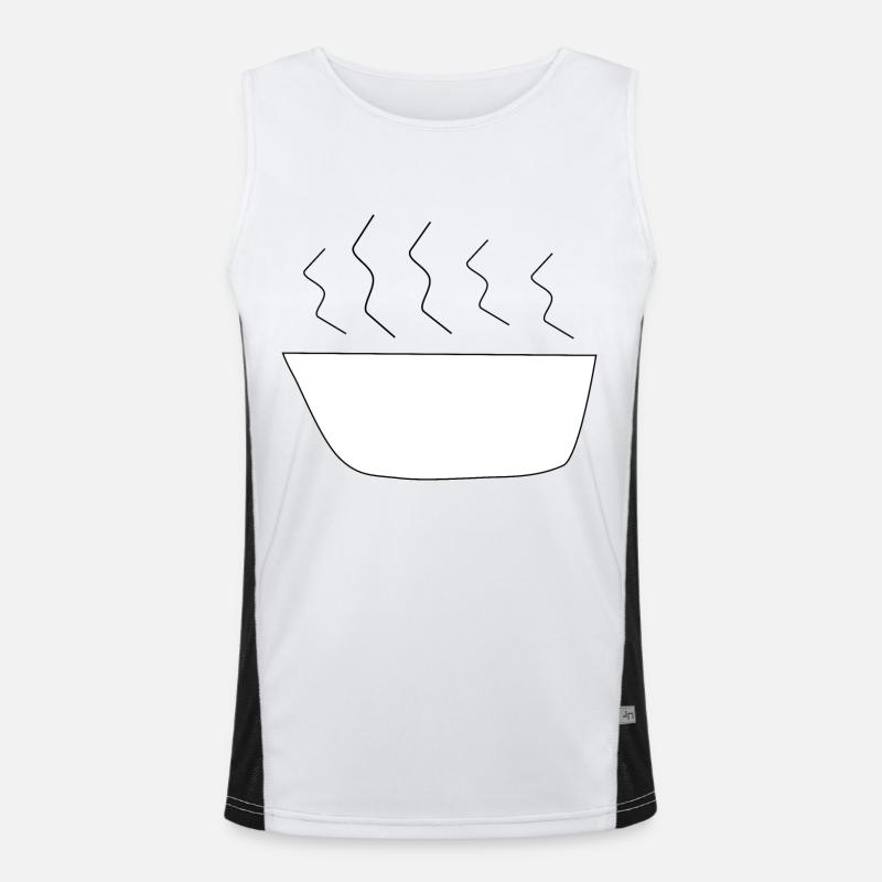 Suppe Funktionelles Kontrast-Tank Top für Männer 