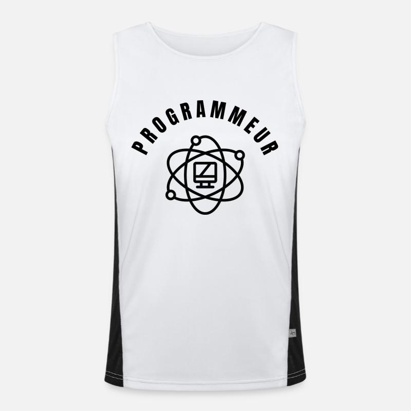 Collection Programmeur - Profession Débardeur respirant contrasté Homme 