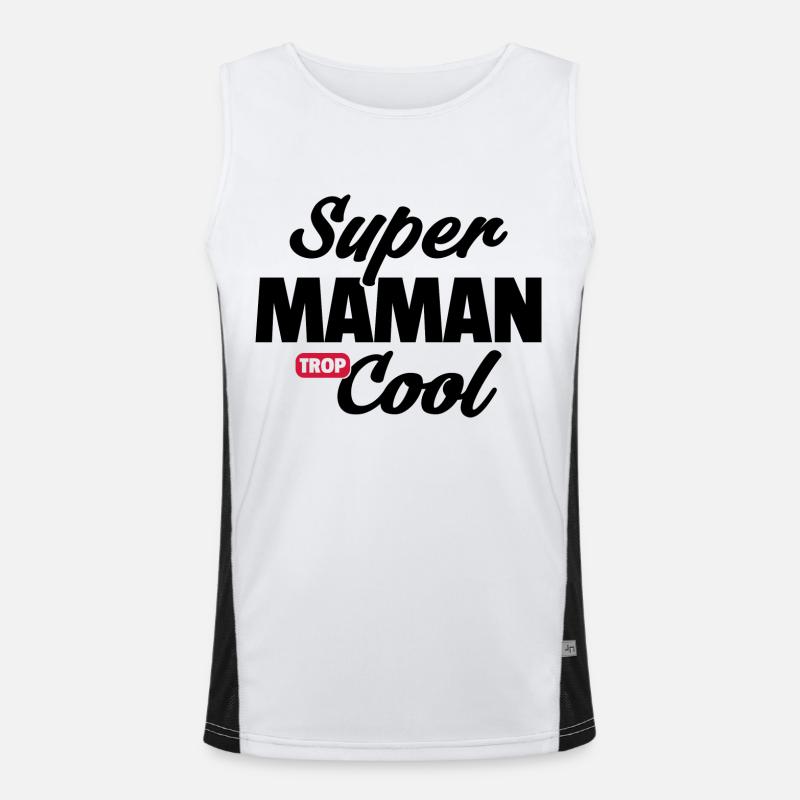 Super maman Cool Débardeur respirant contrasté Homme 