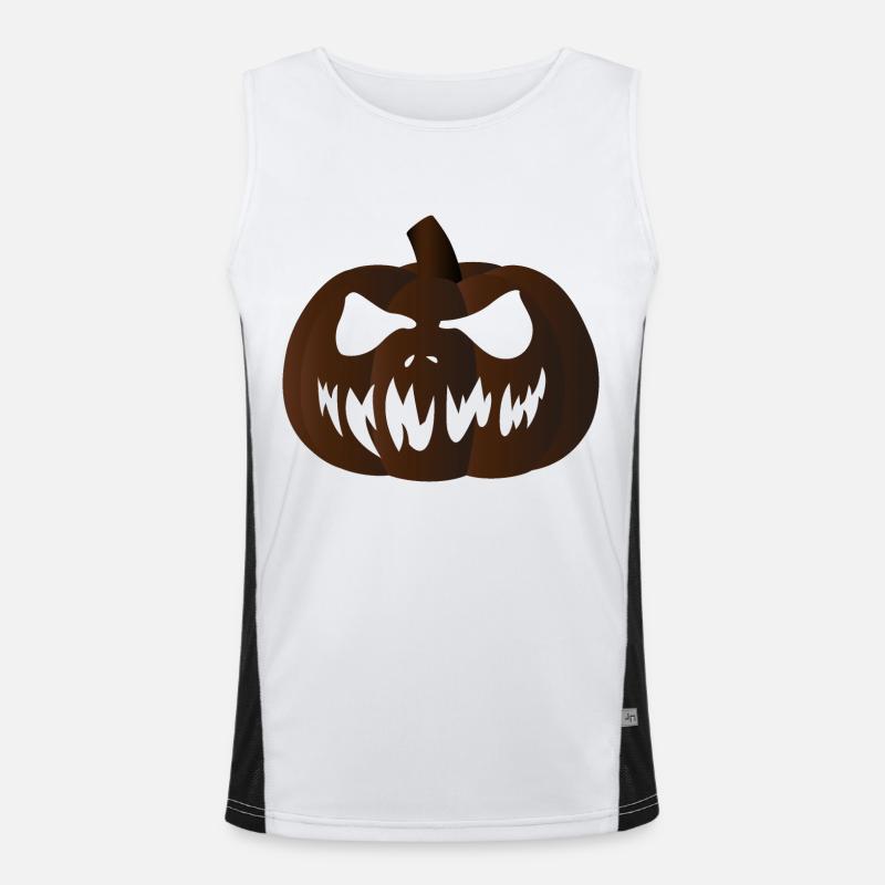 Pumpkin Men's Functional Contrast Tank Top 