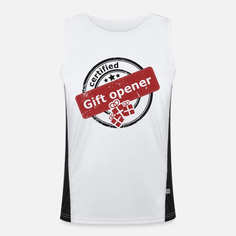 Certified gift opener Men's Functional Contrast Tank Top 