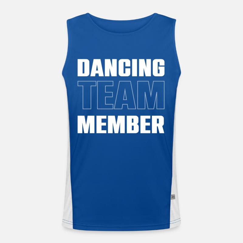 Dancing Team Men's Functional Contrast Tank Top 