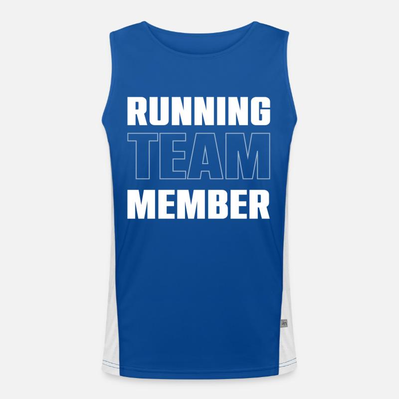 Running Team Men's Functional Contrast Tank Top 