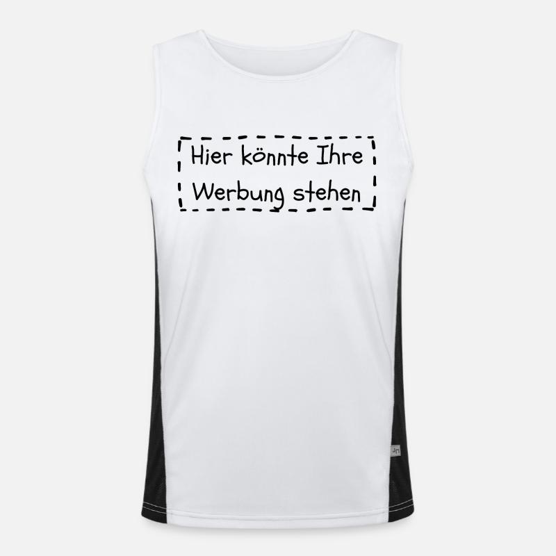 Hier könnte Ihre Werbung stehen Funktionelles Kontrast-Tank Top für Männer 