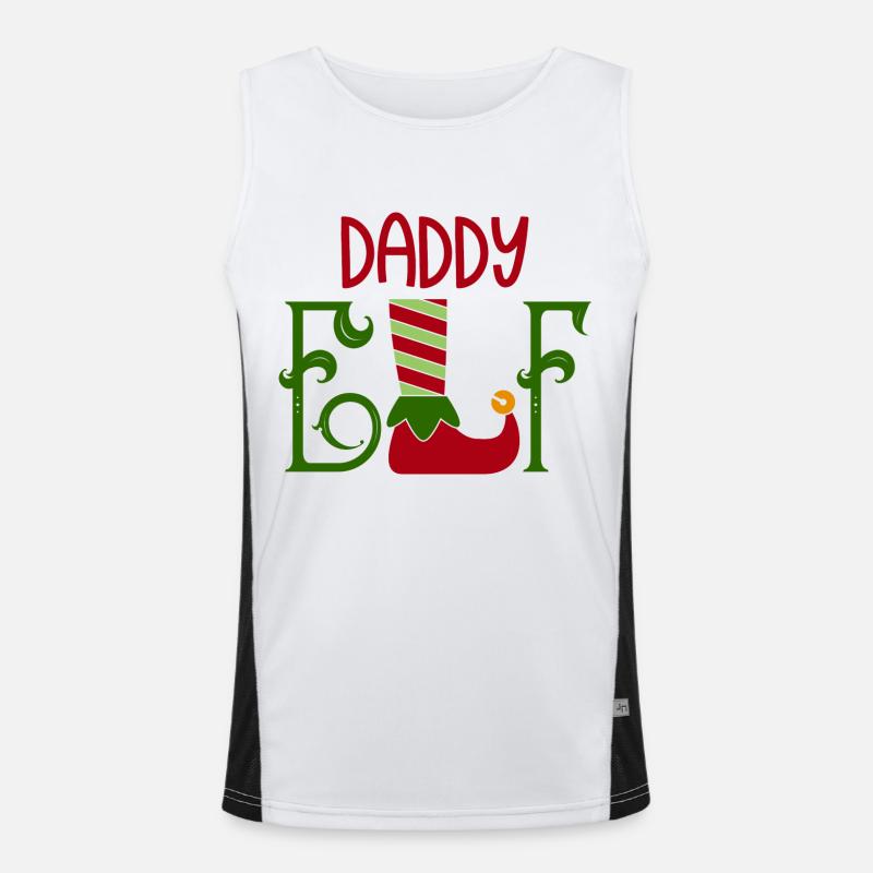 DaddyElf Men's Functional Contrast Tank Top 