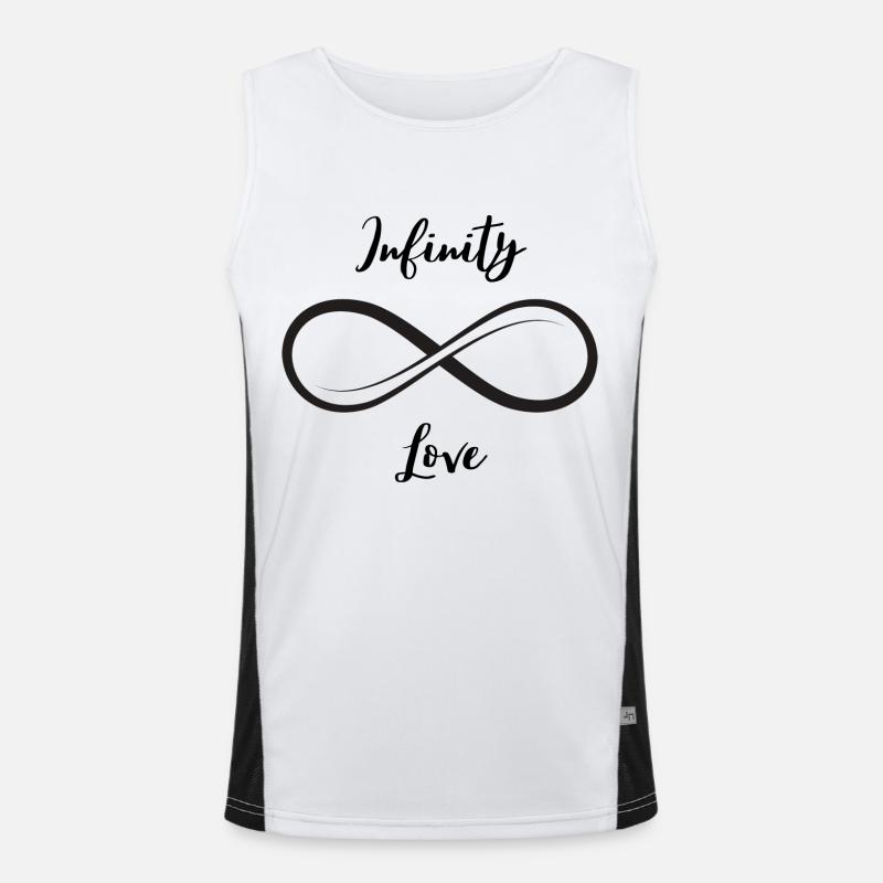 Infinity Love - Infinite Love Men's Functional Contrast Tank Top 