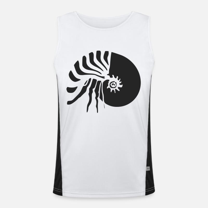 Herr Nautilus Funktionelles Kontrast-Tank Top für Männer 