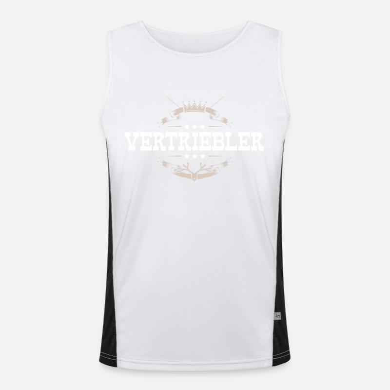 Vertriebler Beruf Funktionelles Kontrast-Tank Top für Männer 