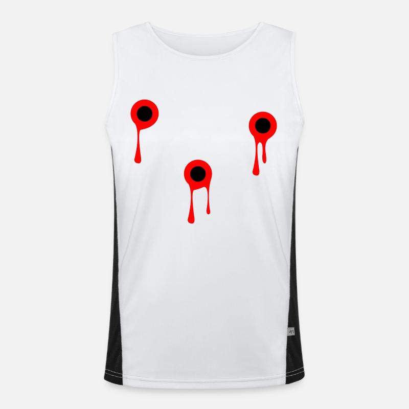 Schüsse Funktionelles Kontrast-Tank Top für Männer 