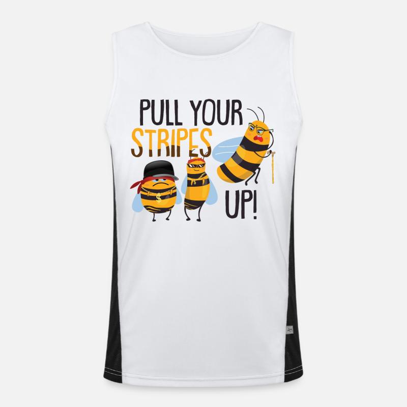 Drôle d’enfants Bumblebee Bee Débardeur respirant contrasté Homme 