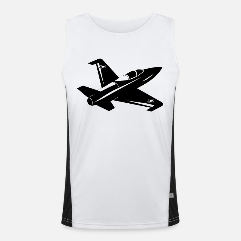 Fighter jet Men's Functional Contrast Tank Top 