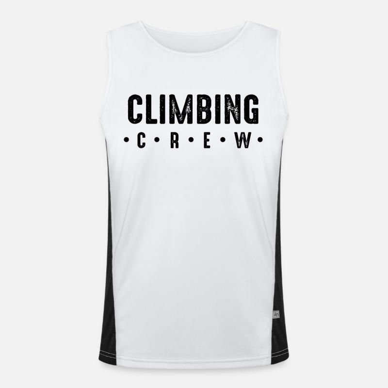 Climbing Crew Funktionelles Kontrast-Tank Top für Männer 