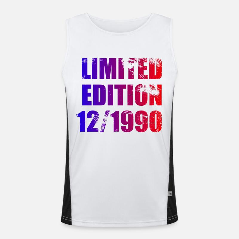 33e anniversaire édition limitée 12/1990 Débardeur respirant contrasté Homme 
