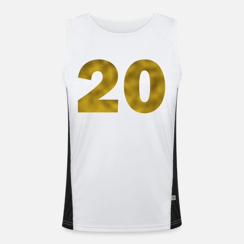 Birthday 20 years Men's Functional Contrast Tank Top 