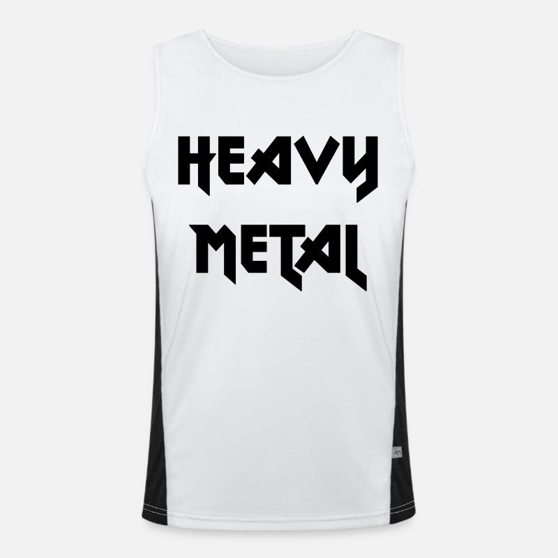 Heavy metal Men's Functional Contrast Tank Top 