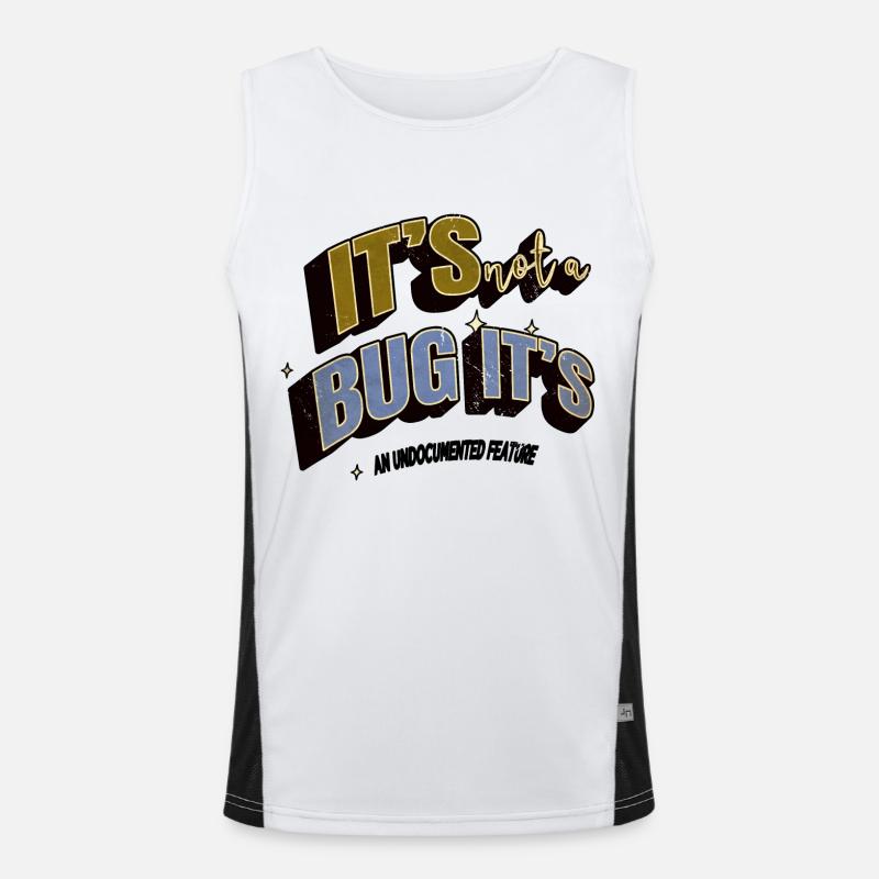 programming coding funny quote quote data science Men's Functional Contrast Tank Top 