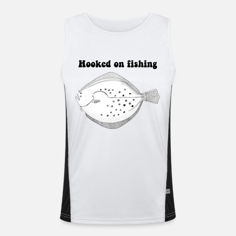 Hooked on fishing 2 Men's Functional Contrast Tank Top 