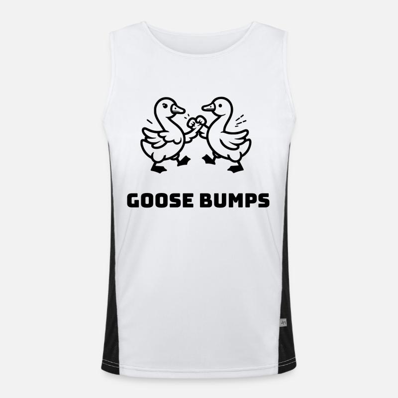 goose Bumps Men's Functional Contrast Tank Top 