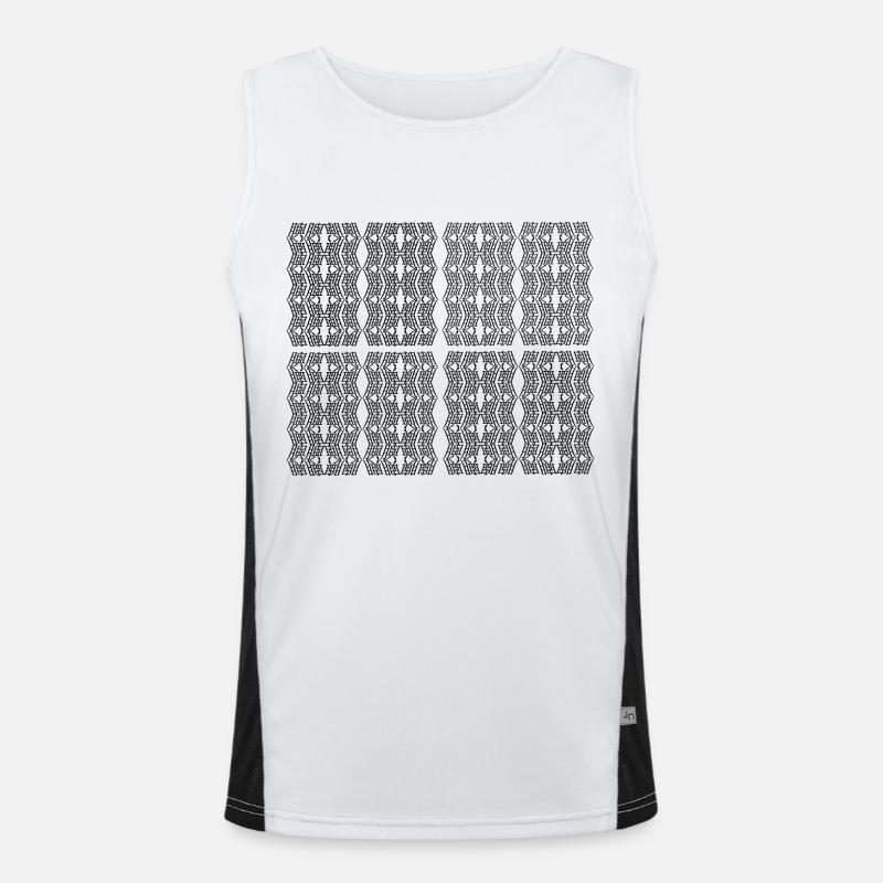 Nouveau style unique Débardeur respirant contrasté Homme 