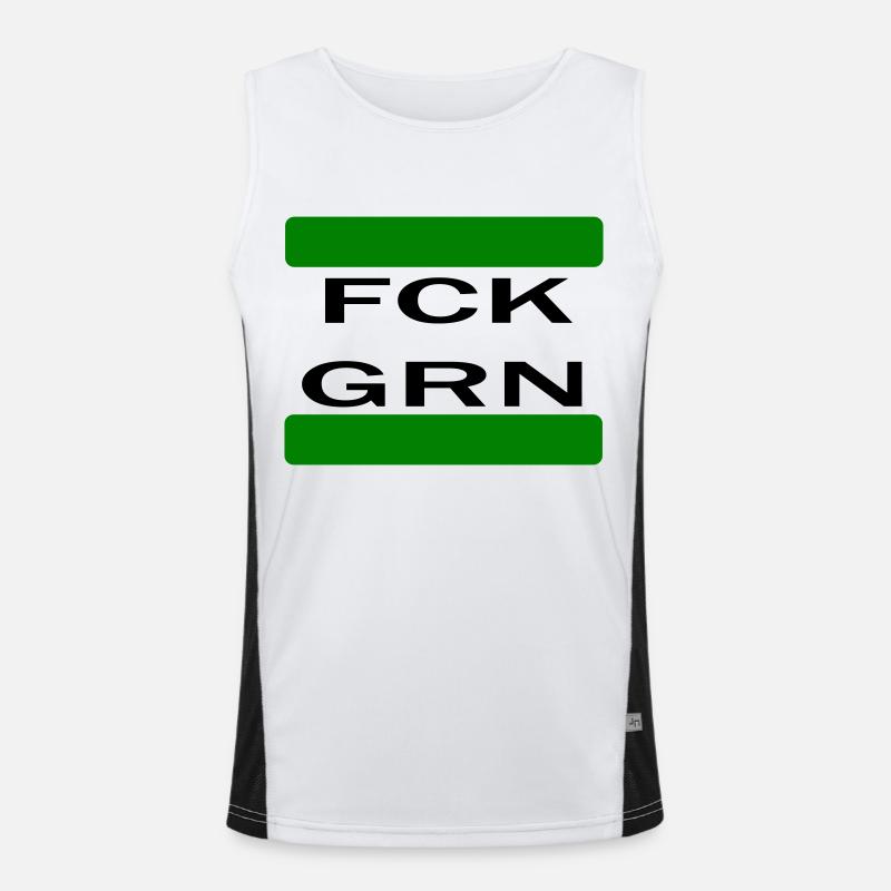GRN Funktionelles Kontrast-Tank Top für Männer 