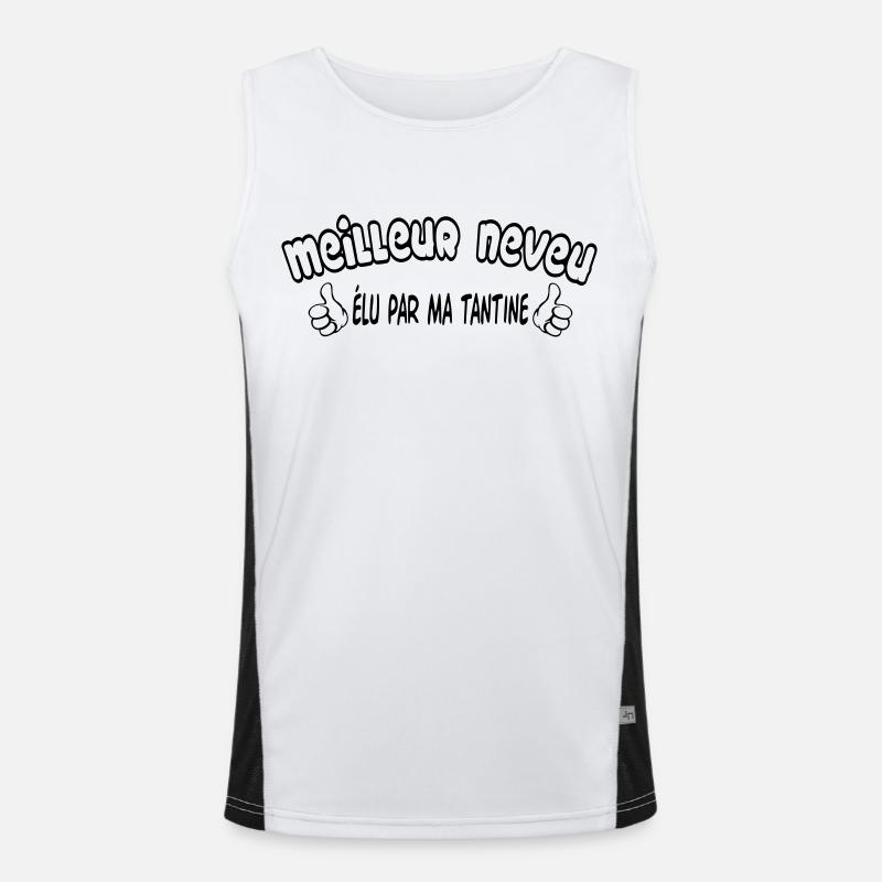 BESTER Neffe Funktionelles Kontrast-Tank Top für Männer 