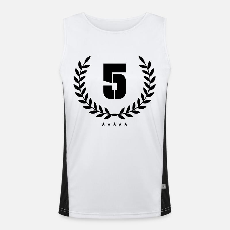 Wreath 5 Men's Functional Contrast Tank Top 