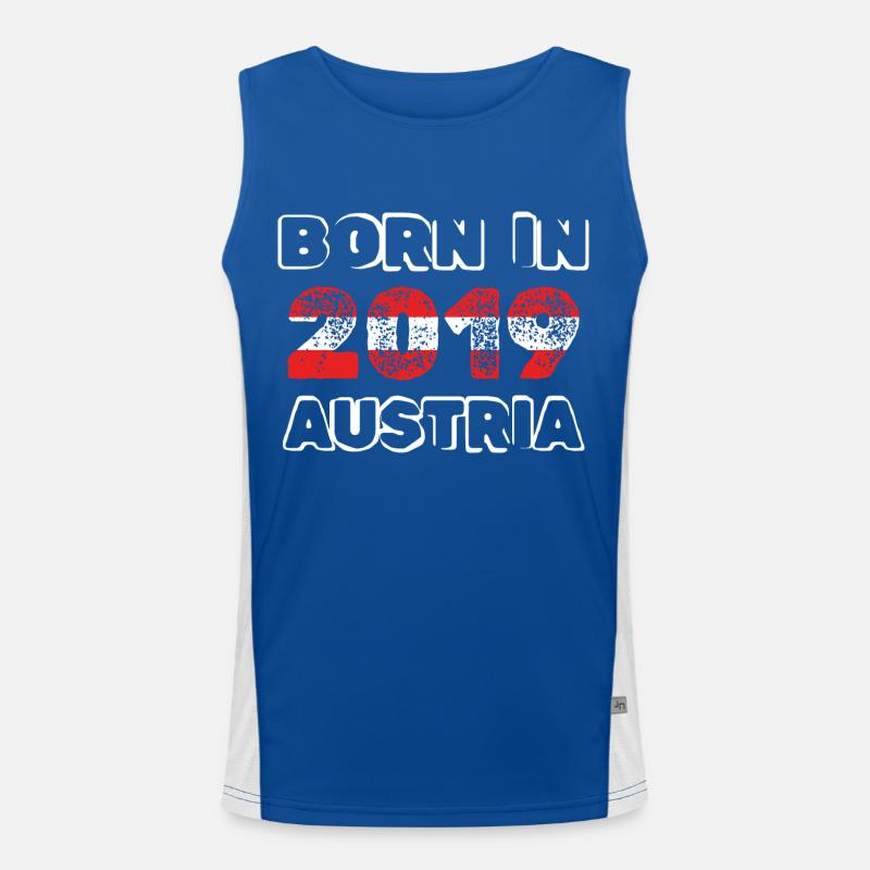 2019 Men's Functional Contrast Tank Top 