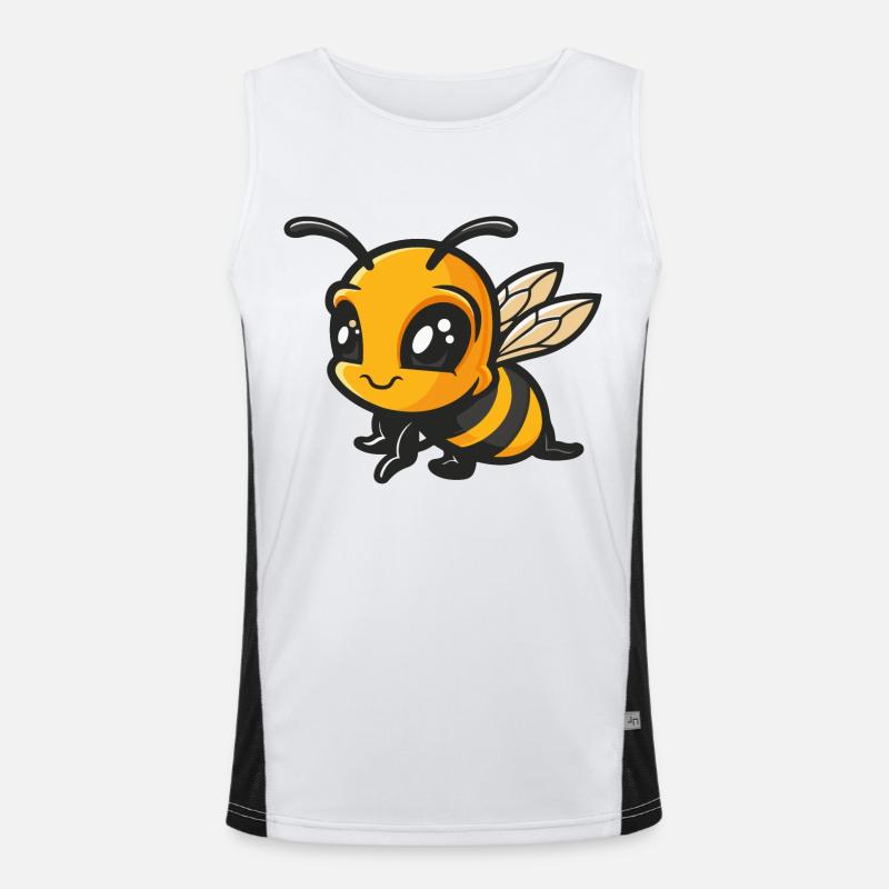 abeille bourdon insecte Débardeur respirant contrasté Homme 