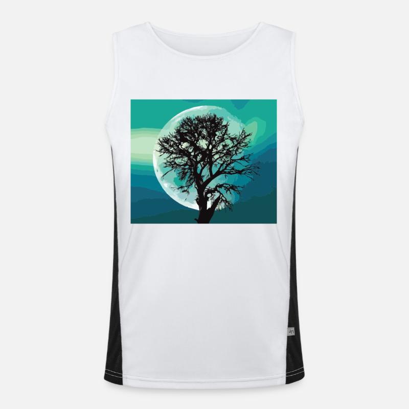 Moon Men's Functional Contrast Tank Top 