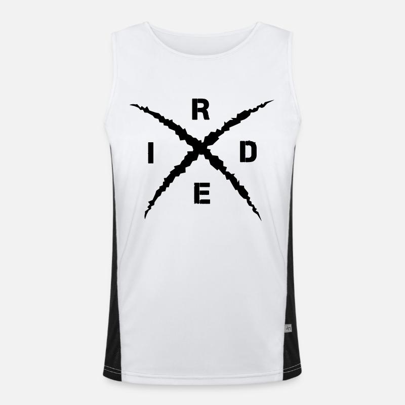 Ride Funktionelles Kontrast-Tank Top für Männer 