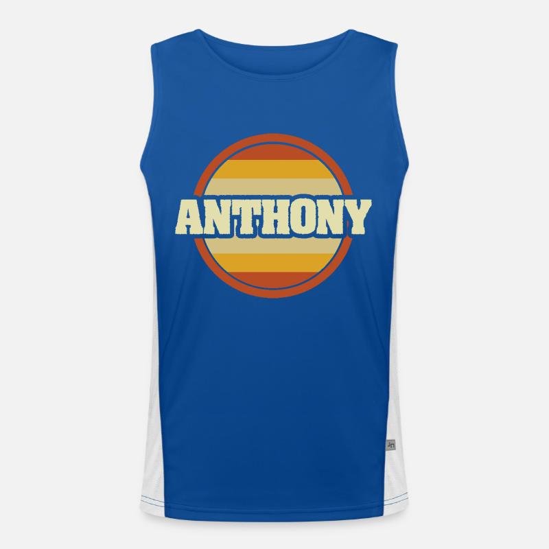 Anthony Men's Functional Contrast Tank Top 