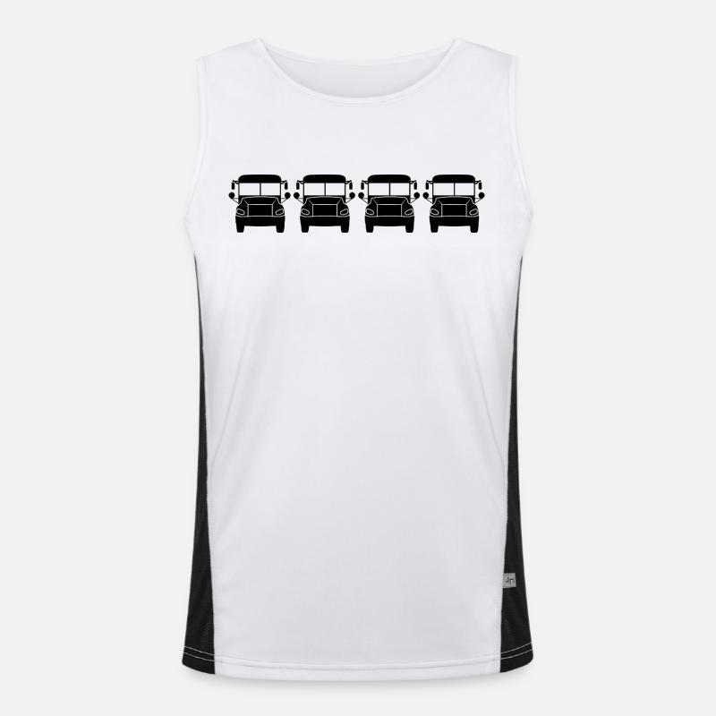 Busse Funktionelles Kontrast-Tank Top für Männer 