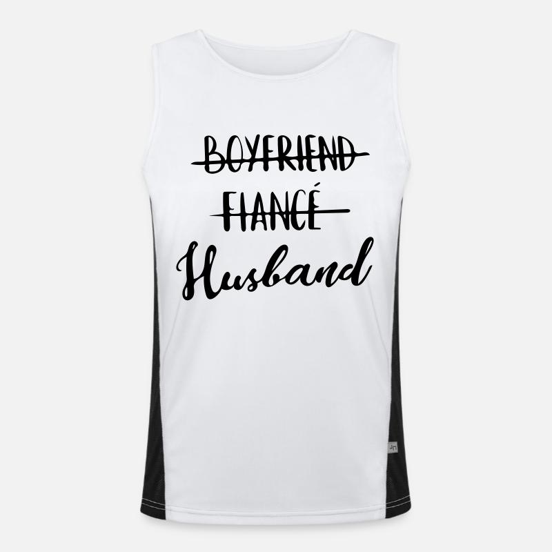 Ehemann Funktionelles Kontrast-Tank Top für Männer 