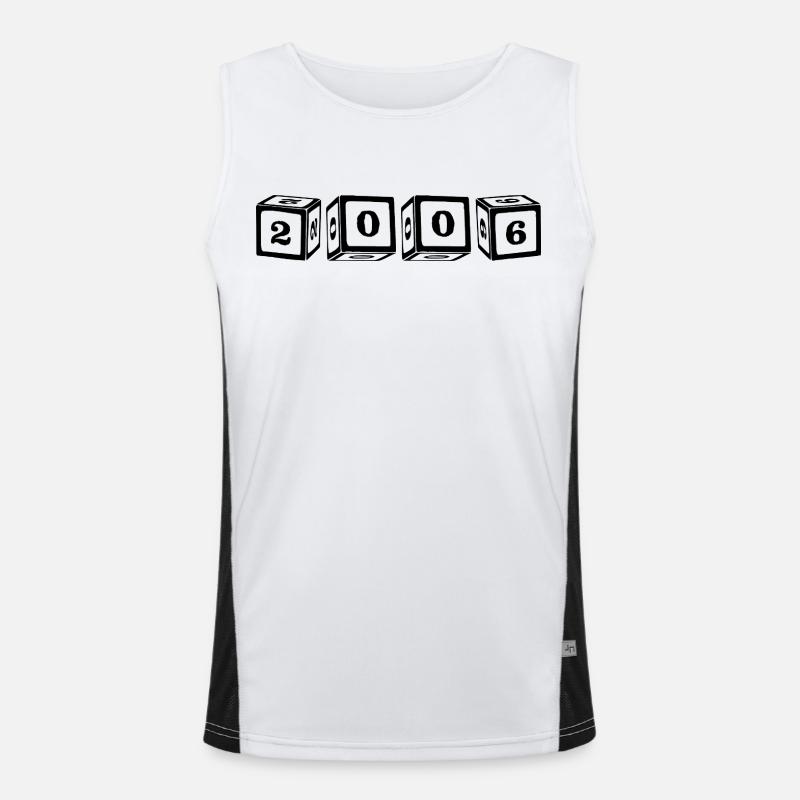 Cube 2006 Débardeur respirant contrasté Homme 