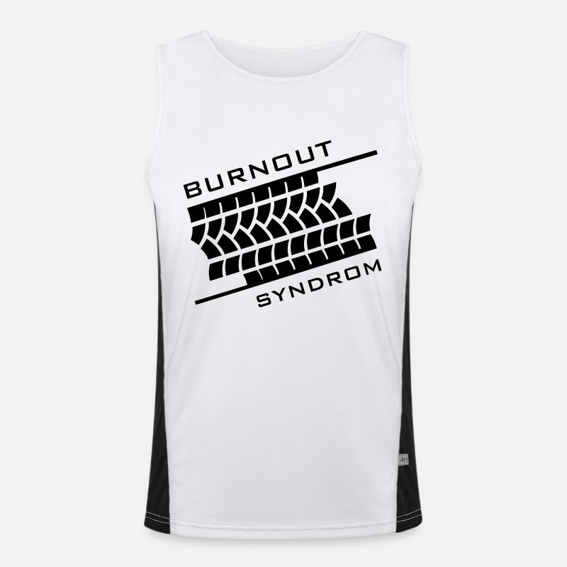 Car Designer Men's Functional Contrast Tank Top 