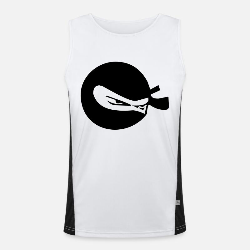 Ninja Funktionelles Kontrast-Tank Top für Männer 