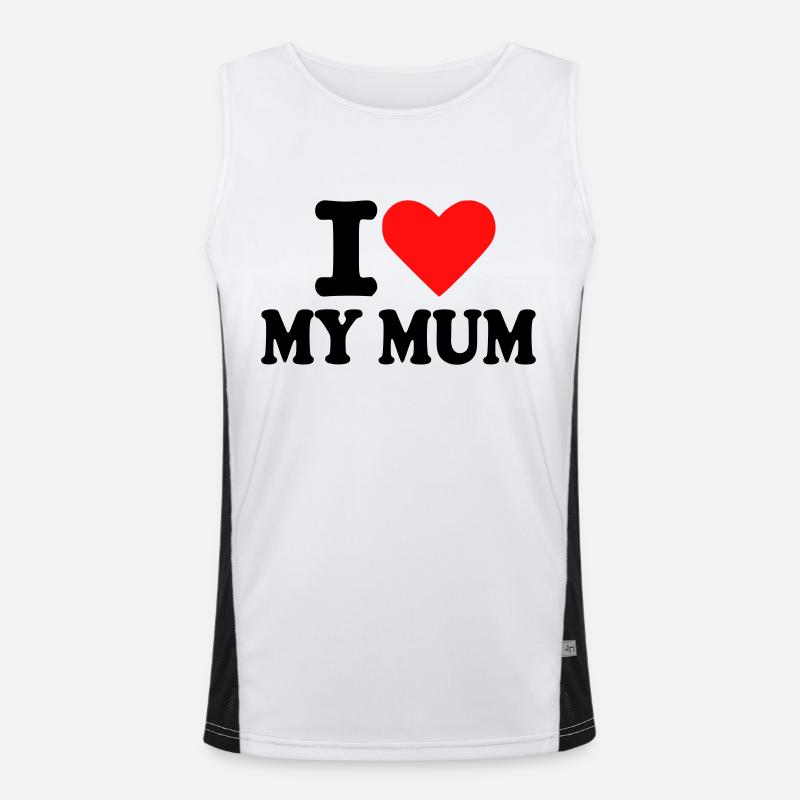 Mutter – Mum Funktionelles Kontrast-Tank Top für Männer 