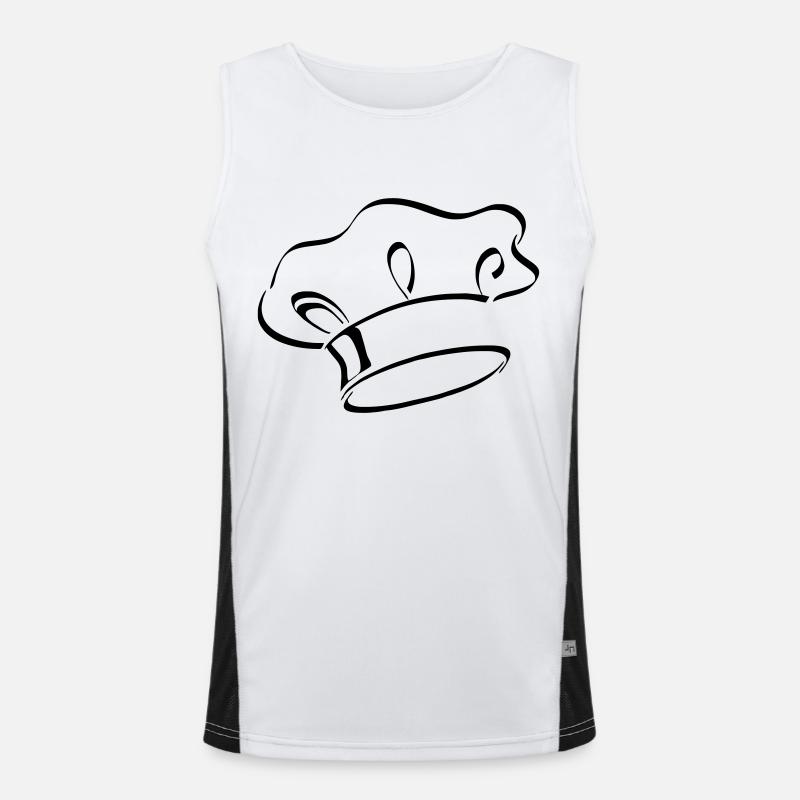 Chef, hat Men's Functional Contrast Tank Top 