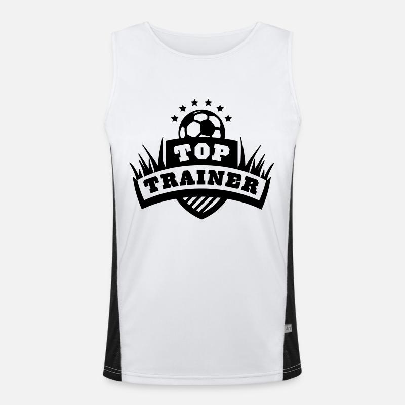 Top Trainer Funktionelles Kontrast-Tank Top für Männer 