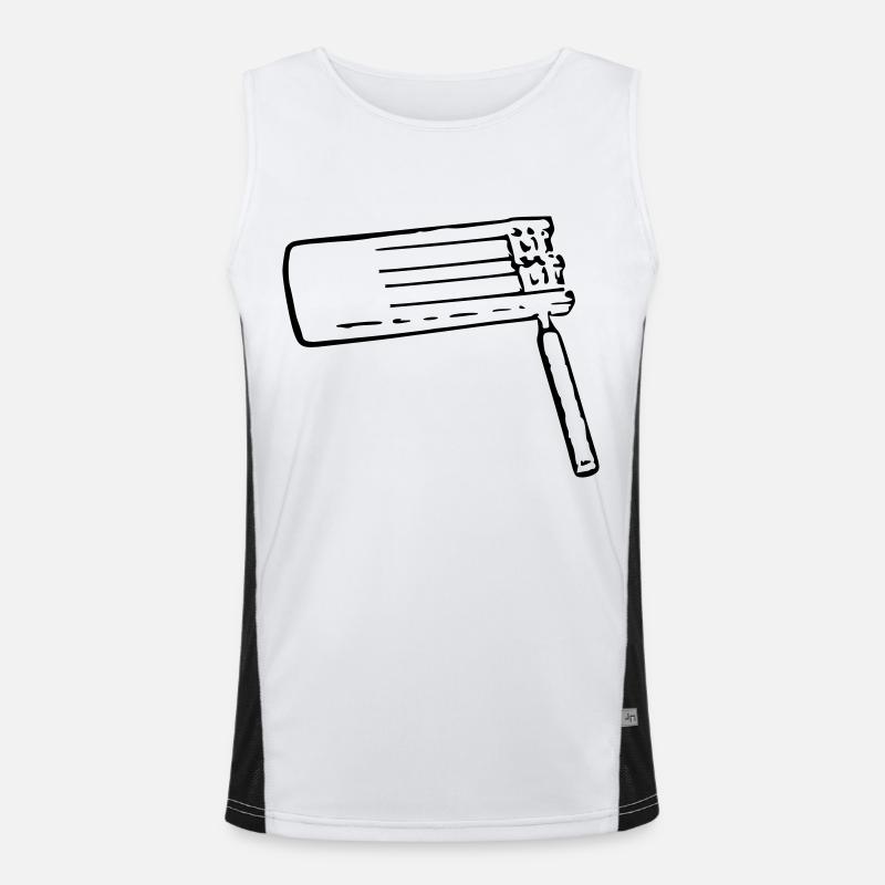 Rätsche Funktionelles Kontrast-Tank Top für Männer 