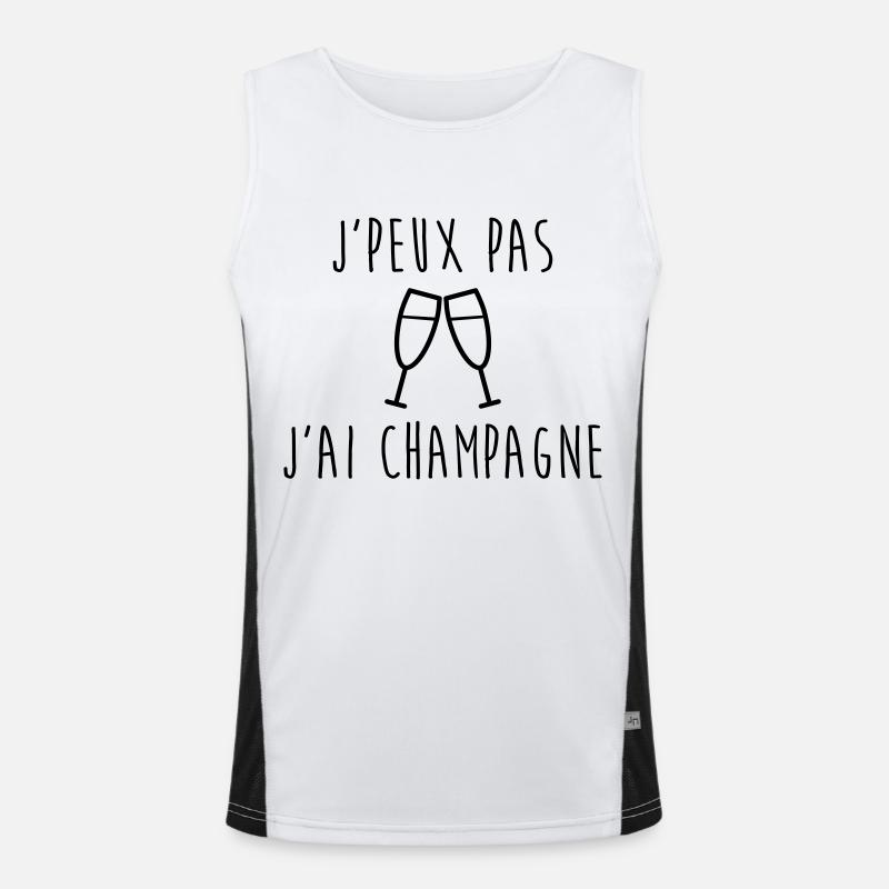 Je peux pas j'ai - Débardeur respirant contrasté Homme 