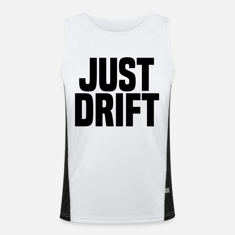 Just Drift Men's Functional Contrast Tank Top 