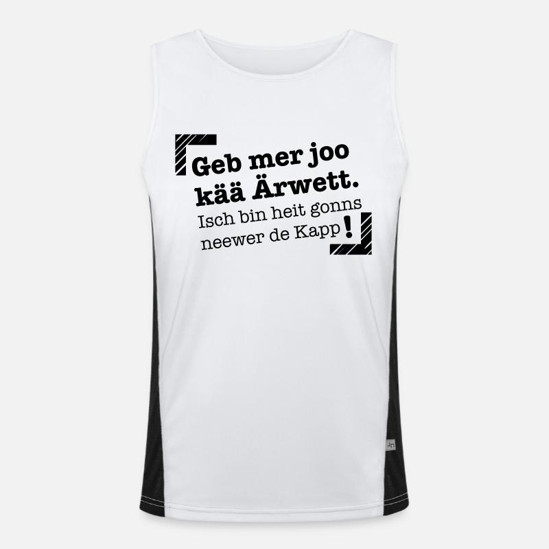 Neewer de Kapp Funktionelles Kontrast-Tank Top für Männer 